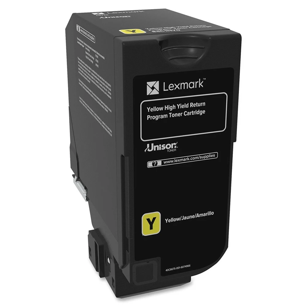 84C5HY0 / 84C5HYE Картридж Lexmark с желтым тонером, повышенной емкости, для лазерных МФУ CX725 (160