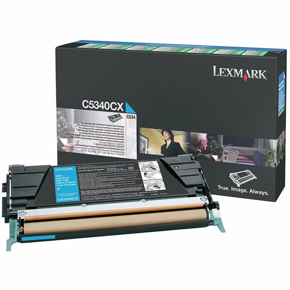C5340CX Lexmark тонер картридж синий повышенного объема для C534 (7000 стр.)