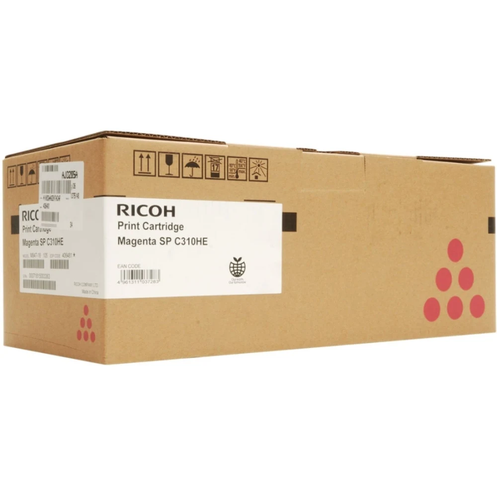 Принт-картридж Ricoh SP C310HE пурпурный, 6000 стр., для Ricoh Aficio SPC-Serie 231 SF/232 SF/311 N/312 DN/231 N/232 DN/310/310 A/311 SP/320/242/242 DN/242 SF/320 DN