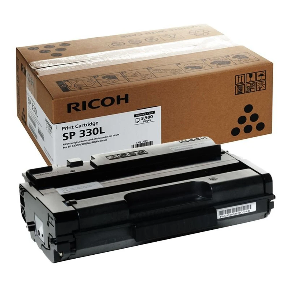 Принт-картридж Ricoh SP 330L для SP 330DN/SP 330SN/SP 330SFN. Чёрный. 3 500 страниц.