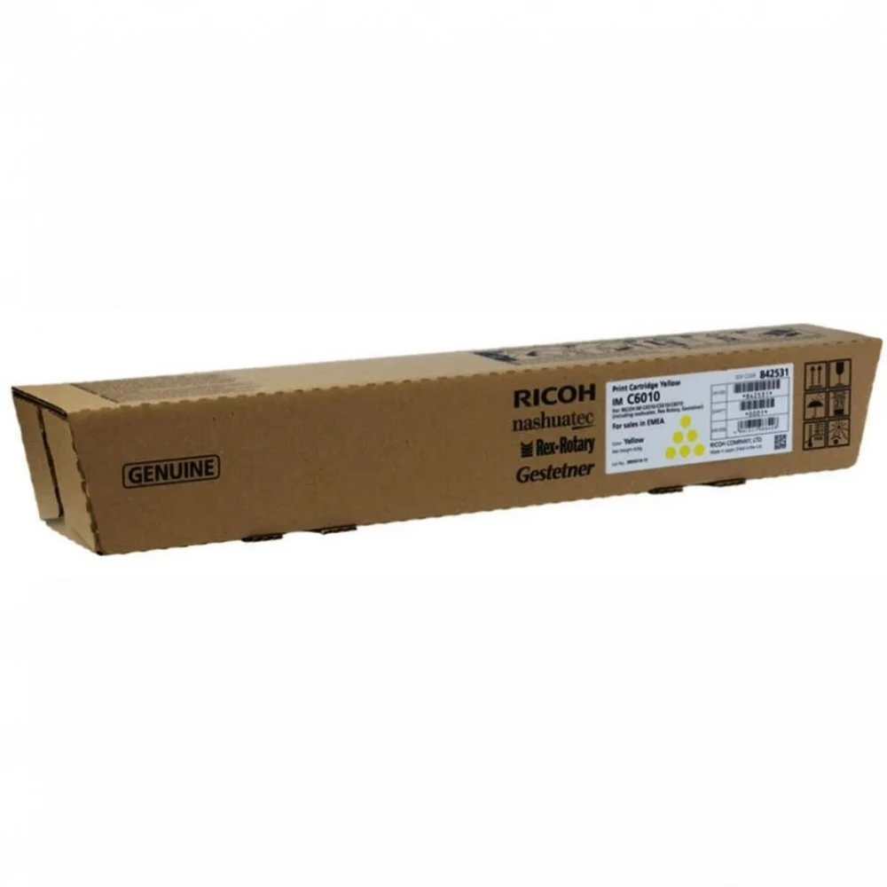 842531 - Тонер-картридж тип IMC6010 желтый для Ricoh IMC4510/5510/6010 (28000стр)
