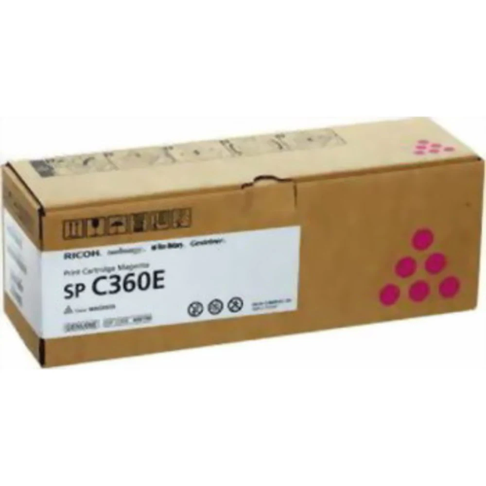 Картридж лазерный Ricoh SP C360E 408190 пурпурный (1500стр.) для Ricoh SP C360DNw/C360SNw/C360SFNw/C361SFNw