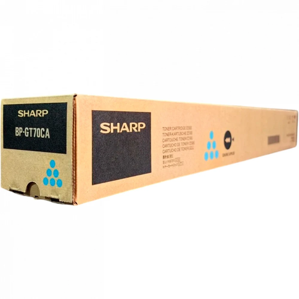 BPGT70CA Тонер-картридж Sharp голубой для Sharp BP50Cxx/BP55C/BP60Cxx/BP70Cxx (24 000стр.)