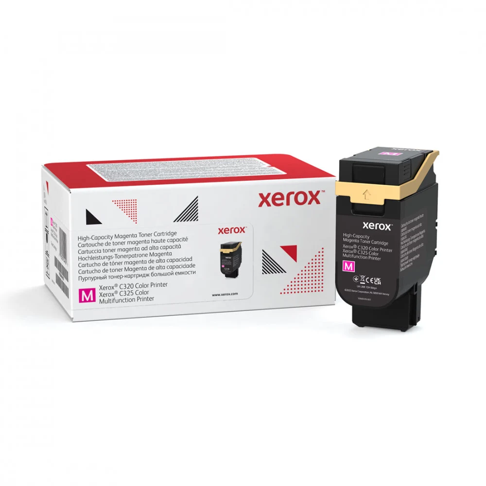 Тонер-картридж повышенной емкости, Xerox, 006R04833 (малиновый), Для Xerox C320/C325, 5 500 страниц (А4)