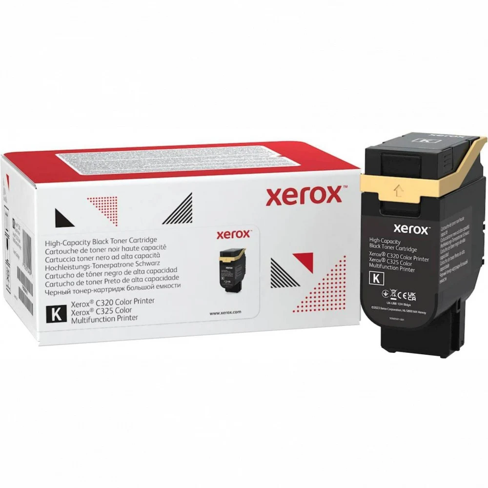 Тонер-картридж повышенной емкости, Xerox (черный), 006R04835, Для Xerox C320/C325, 8 000 страниц (А4)