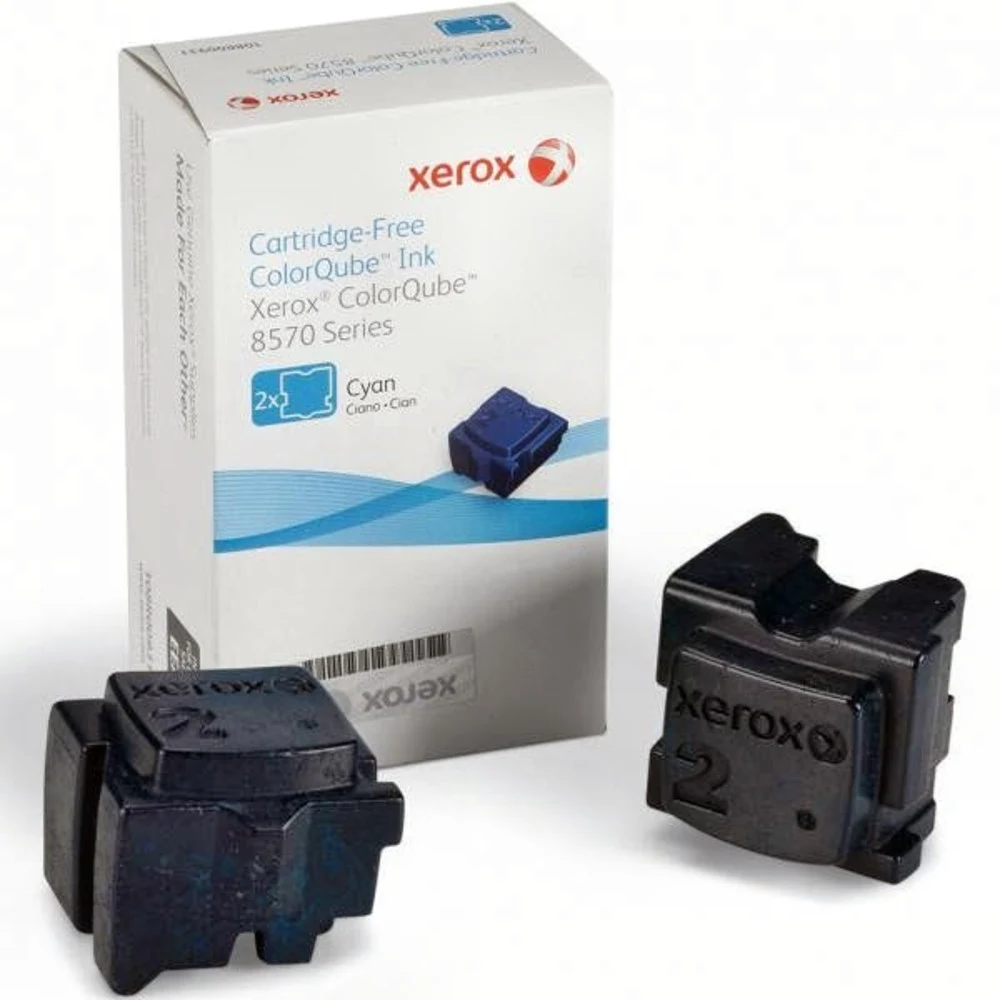 Оригинальный набор картриджей (твердые чернила) Xerox 108R00936, голубые (2шт)