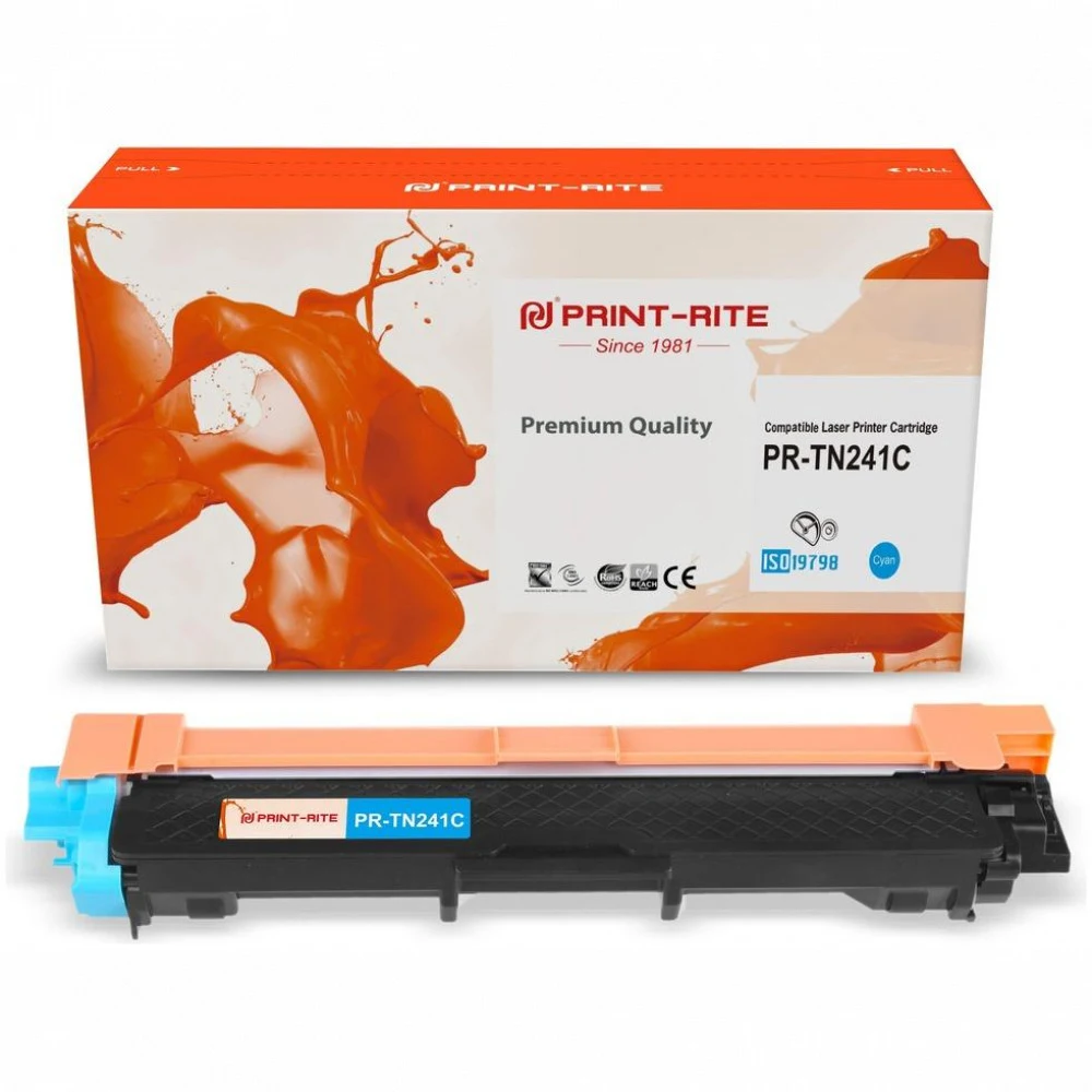 Картридж лазерный Brother TN241C голубой бар.в компл. (1400стр.) для Brother HL3140/3150/3170/DCP9020/MFC9140/9330/9340