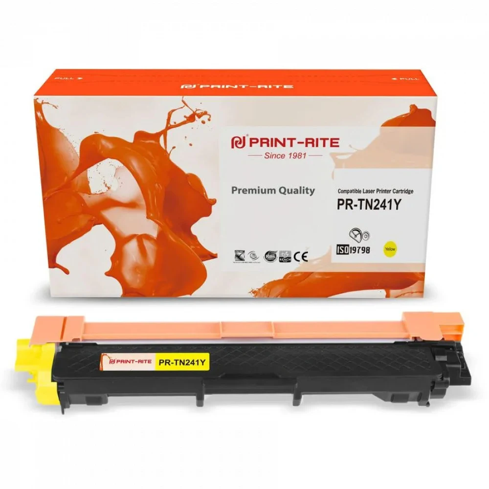 Картридж лазерный Brother TN241Y желтый (1400стр.) для Brother HL3140/3150/3170/DCP9020/MFC9140/9330/9340