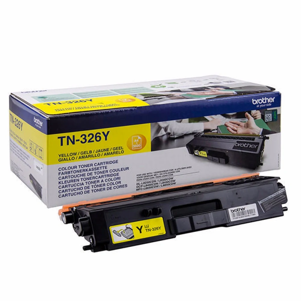 Brother TN-326Y Тонер-картридж повышенной емкости для HL-L8250CDN/MFC-L8650CDW жёлтый (3500 стр.) распродажа