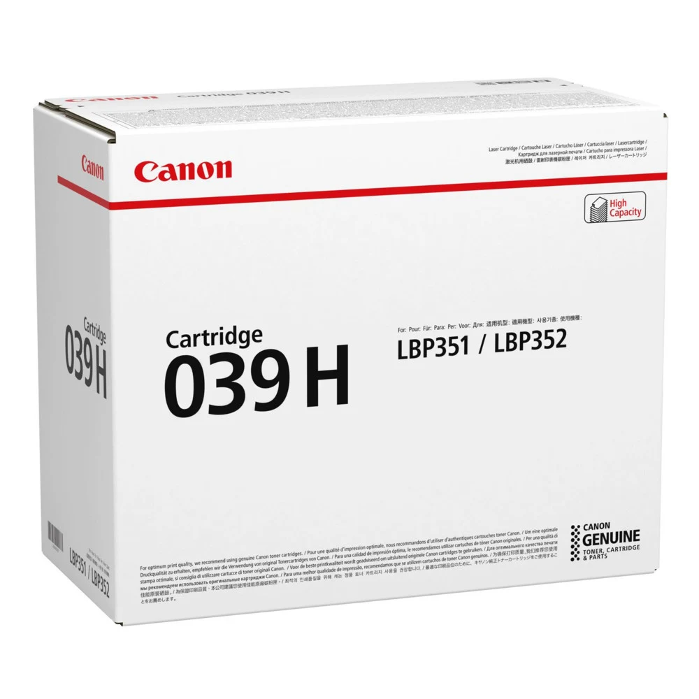 Картридж лазерный Canon 039HBK 0288C001 черный (25000стр.) для Canon LBP-351