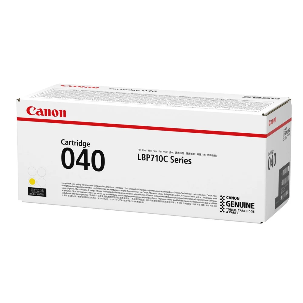 Картридж лазерный Canon 040Y 0454C001 желтый бар.в компл. (5400стр.) для Canon LBP-710/712