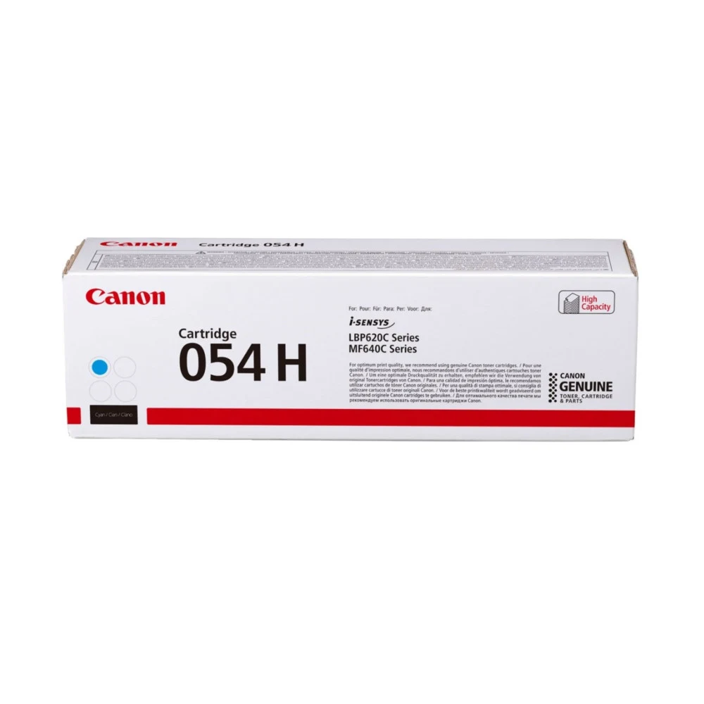 Картридж лазерный Canon 054HC 3027C002 голубой бар.в компл. (2300стр.) для Canon MF645Cx/MF643Cdw/MF641Cw/LBP623Cdw/621Cw