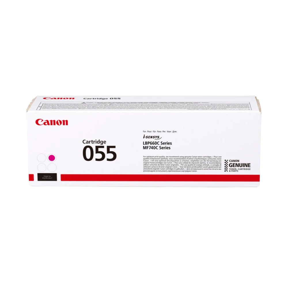 Картридж, Canon, CARTRIDGE 055 Magenta, 3014C002AA, для i-SENSYS LBP664CDW, MF741cdw/MF743cdw/MF745cdw/MF746cdw, 2 100 стр. (A4)