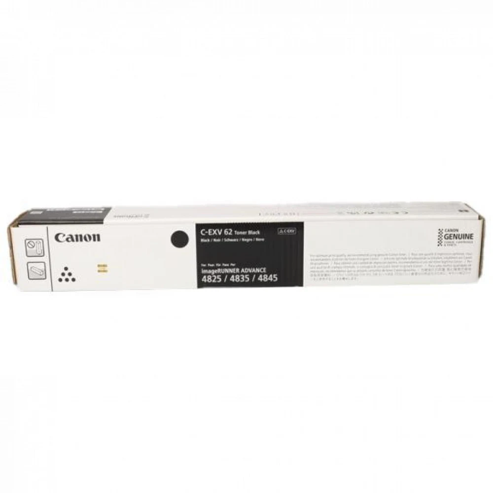 Тонер C-EXV 62 Black (черный) дляimageRUNNER 4825, 4835, 4845, Ресурс (ISO) 36 000 стр
