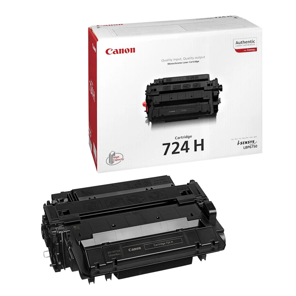 Canon Cartridge 724H 3482B002 Картридж увеличенного объема для Canon i-SENSYS LBP6480, 6750, 6780/