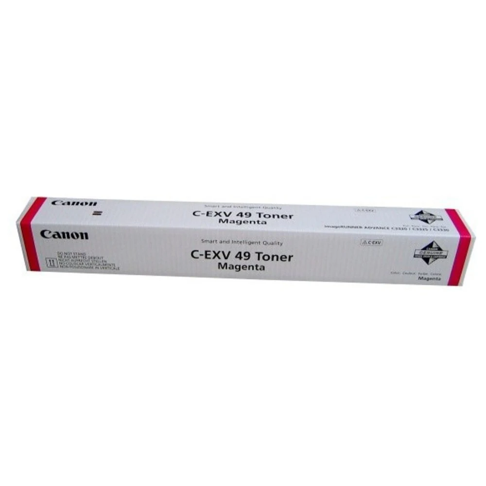 Toner C-EXV 49 Magenta Цвет Пурпурный Технология печати Лазерная Кол-во страниц 19000 Тонер пурпурный, оригинальный для Canon imageRUNNER ADVANCE C3320/C3320i/C3325i/C3330i/C3520/3525. Ресурс 19000