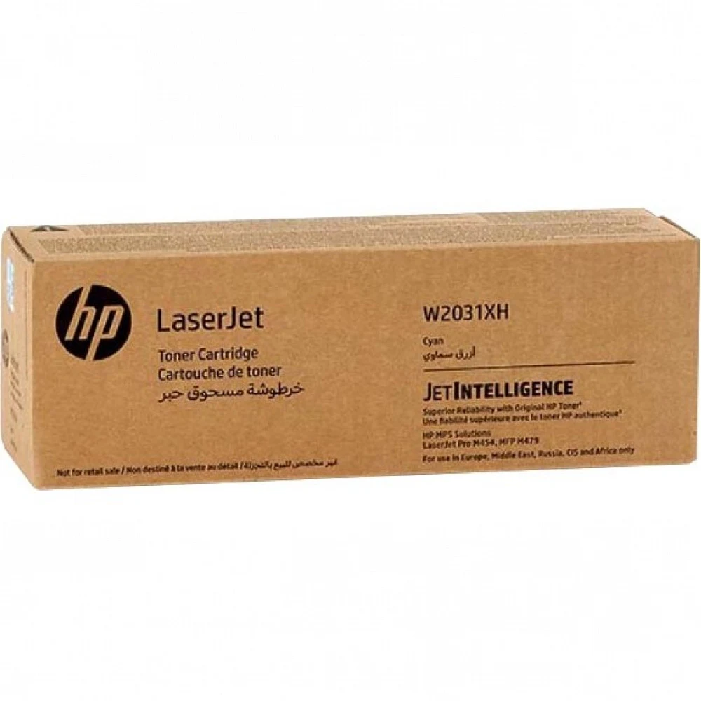Cartridge HP 415X для LJ Pro M454/MFP M479/M480f, голубой (6 000 стр.) (желтая упаковка)