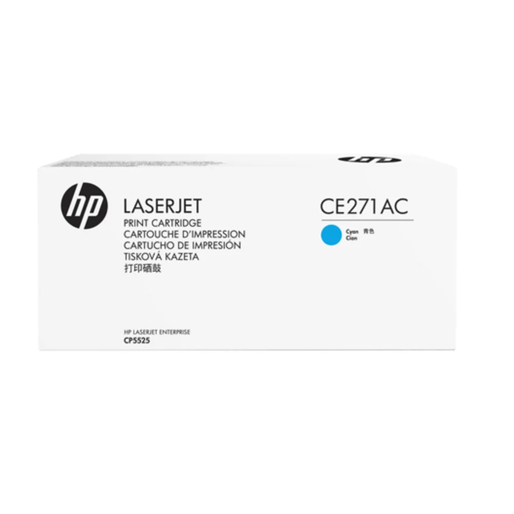 Картридж лазерный HP 650A CE271AC голубой (15000стр.) для HP LJ CP5520/5525 (техн.упак)
