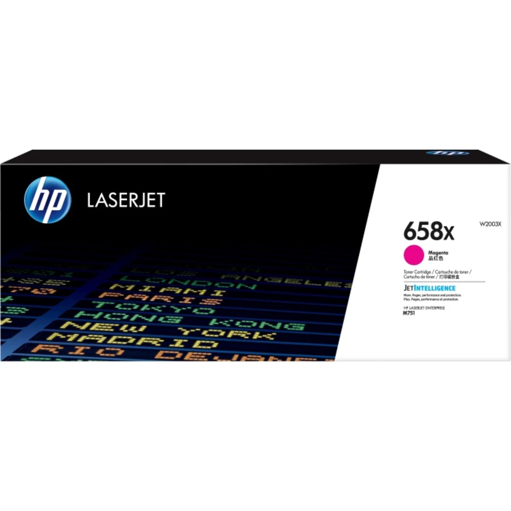 W2003X Картридж HP 658X малиновый повышенной ёмкости для HP CLJ Enterprise M751 (28000 стр.)