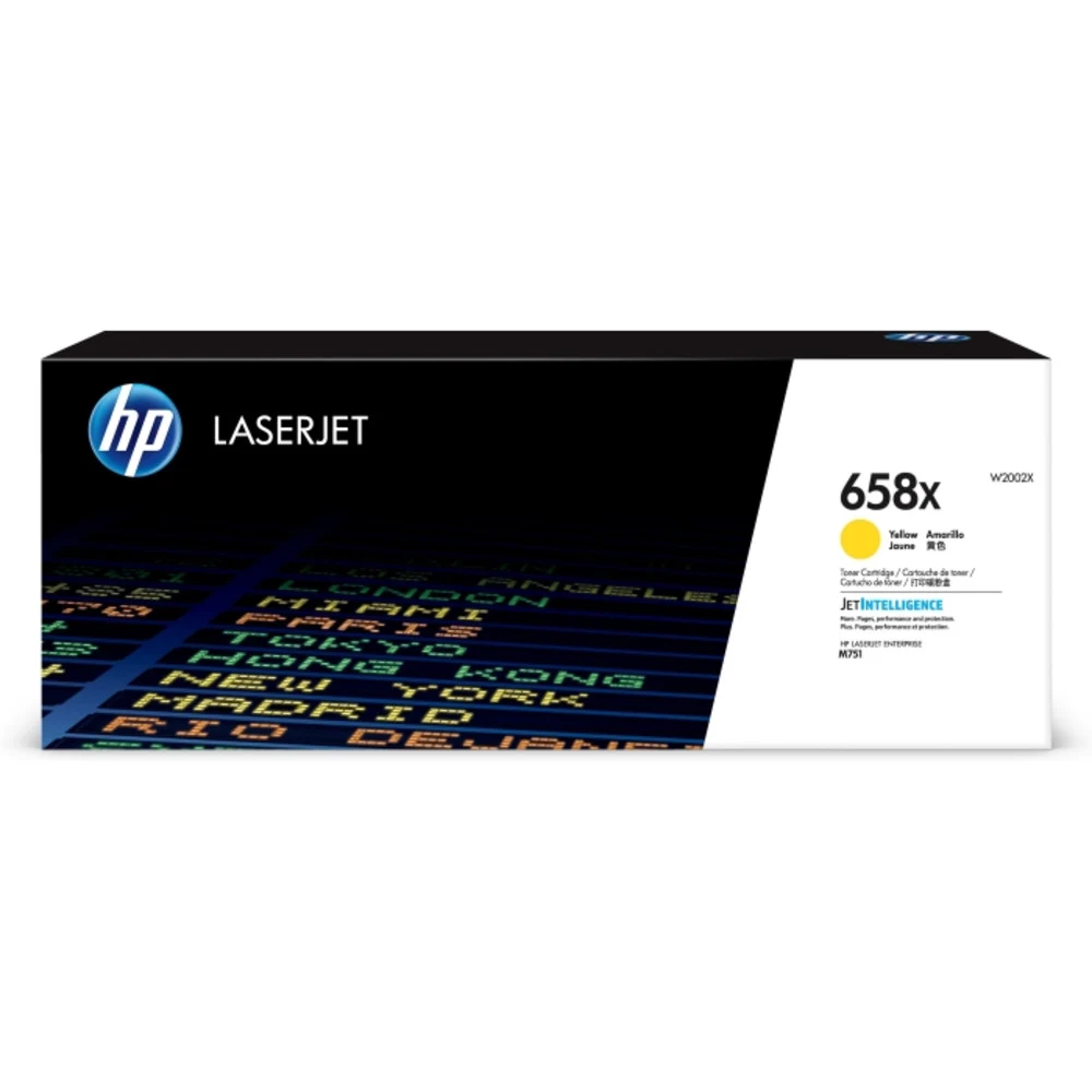 W2002X Картридж HP 658X жёлтый повышенной ёмкости для HP CLJ Enterprise M751 (28000 стр.)