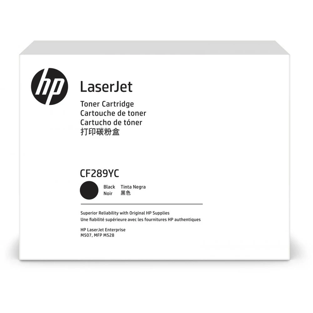 Оригинальный лазерный картридж сверхвысокой емкости HP LaserJet 89Y, черный, 20000 стр. CF289YC