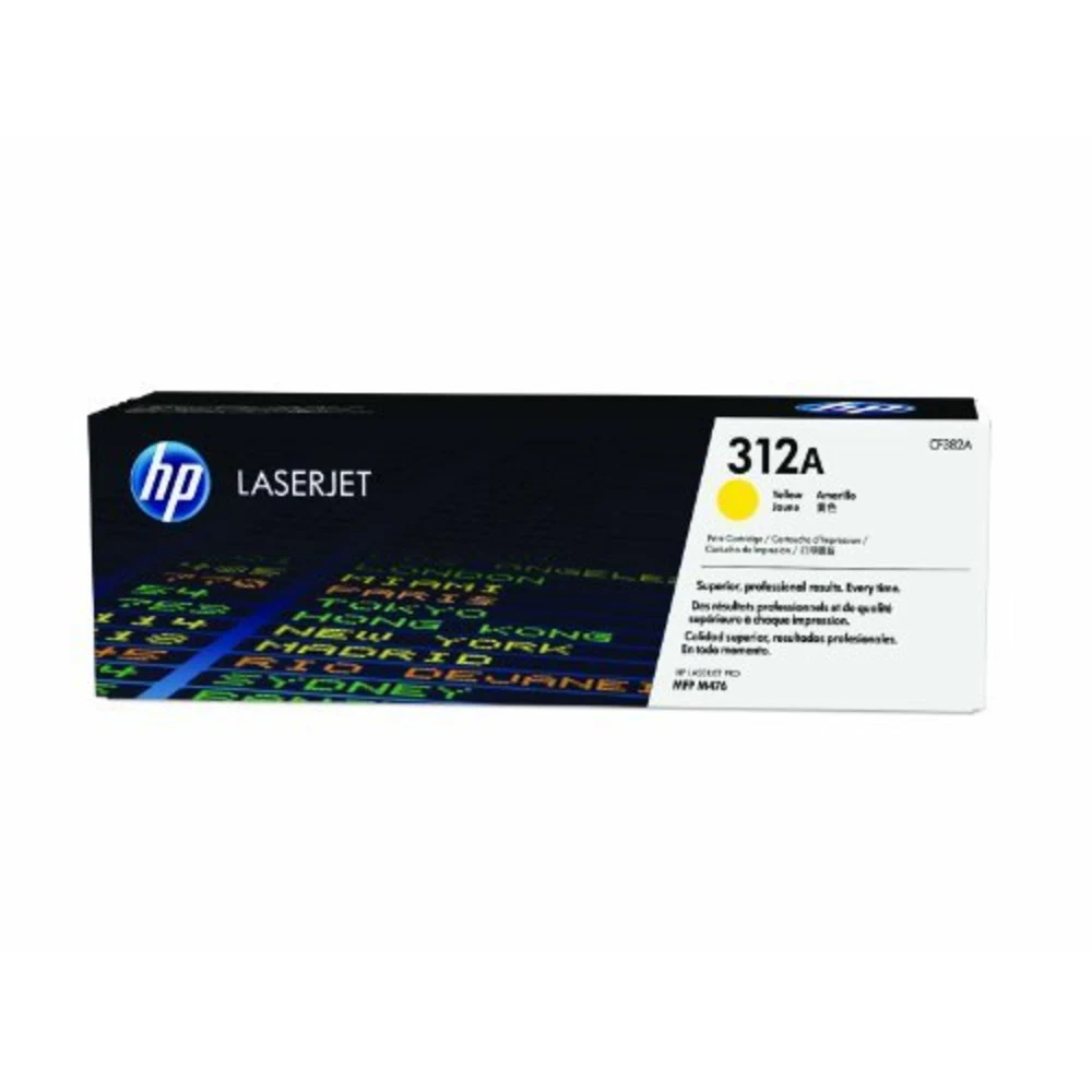 Cartridge HP 312A для LaserJet Pro MFP M476nw Prntr, желтый (2700 стр.) (белая упаковка)