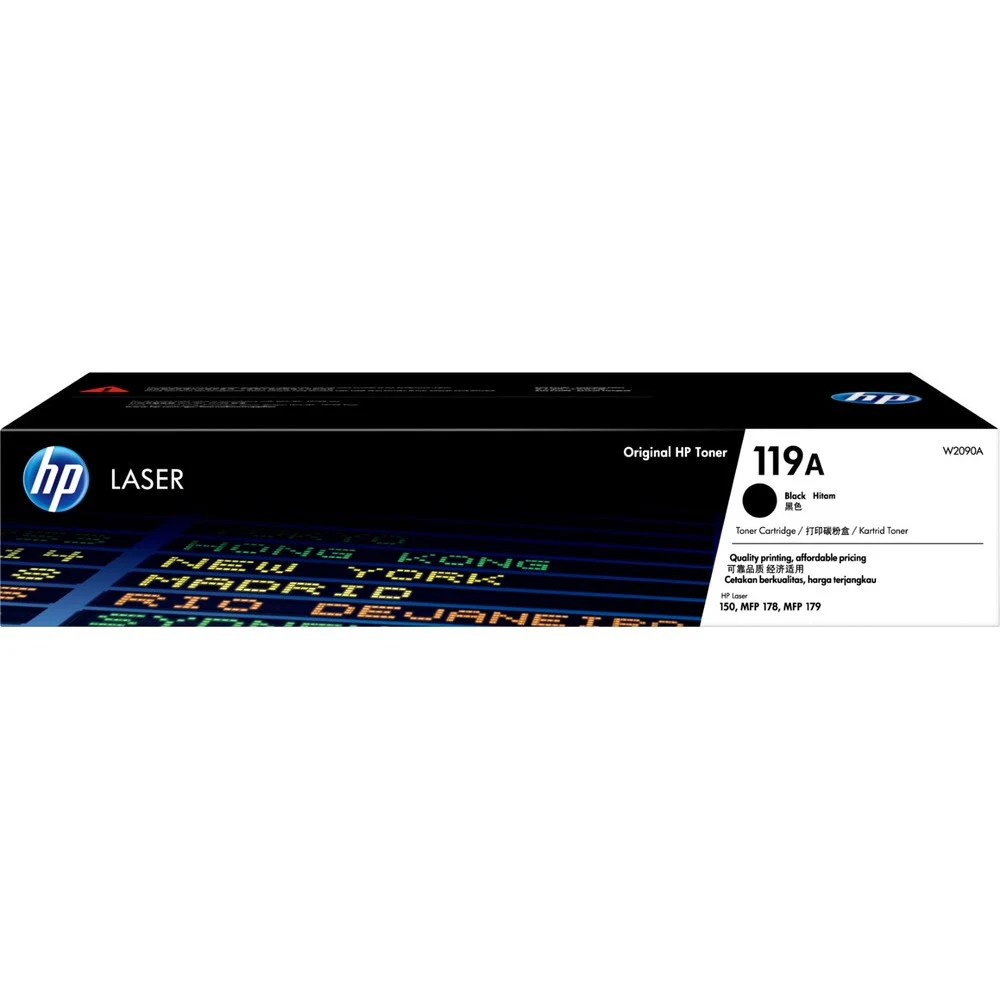 W2090A HP 119A Картридж HP черный для Laser 150/150nw/178nw 178/179fnw (1 000стр. 18 x 8 x 38 см (Шх