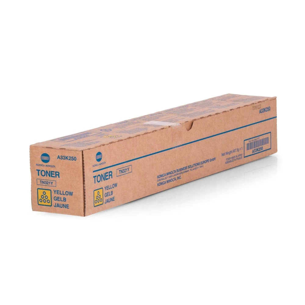 Тонер-картридж Konica Minolta toner cartridge TN-321Y yellow for bizhub C224/284/364 25 000 pages
