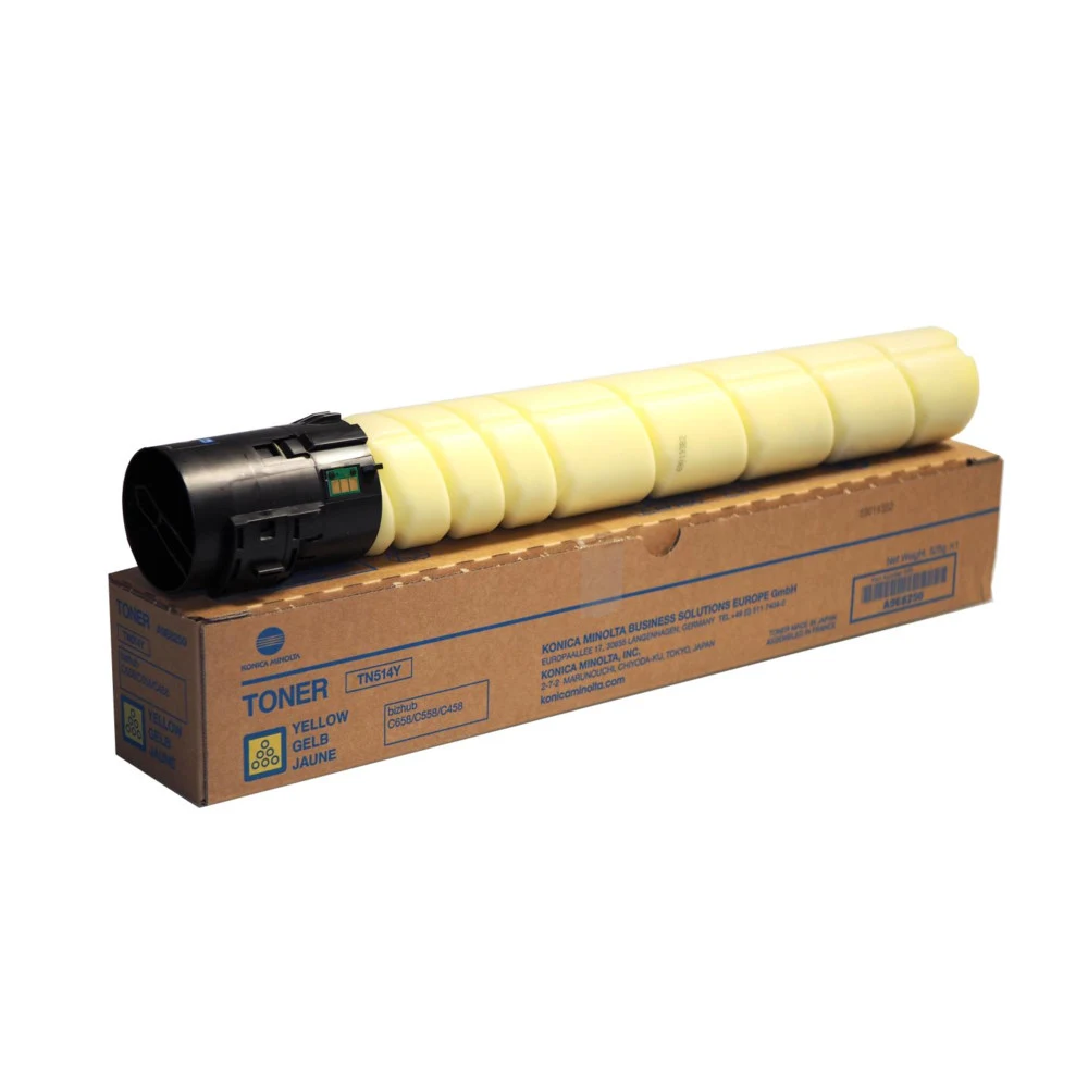 Тонер-картридж Konica Minolta toner cartridge TN-514Y yellow for bizhub C458/558/658 26 000 pages