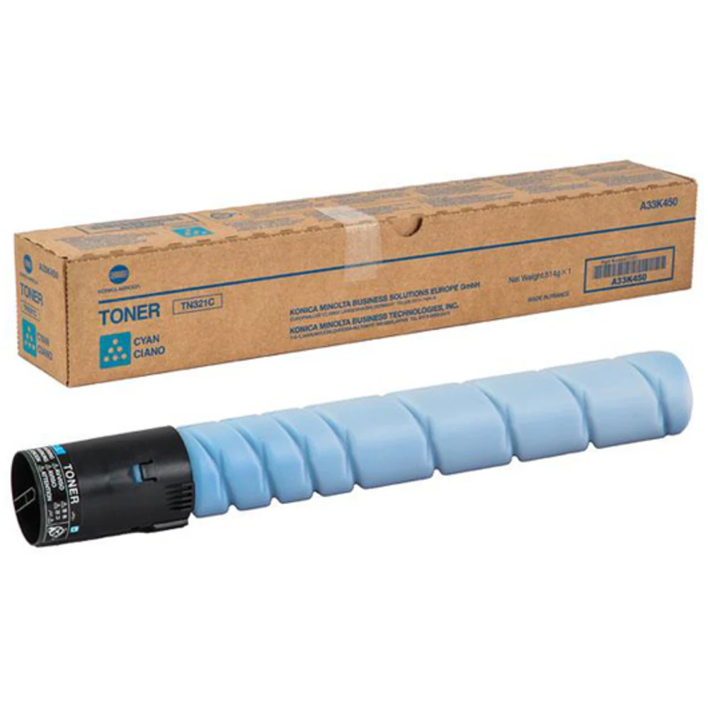 Konica Minolta toner cartridge TN-321C cyan for bizhub C224/284/364 25 000 pages