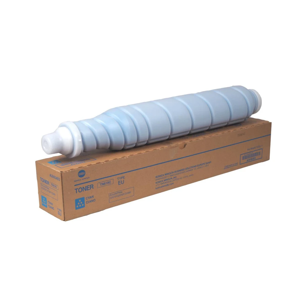 Konica Minolta toner cartridge TN-619C cyan AccurioPrint C2060/C2070 (P) 78 000 pages the same A3VX45D