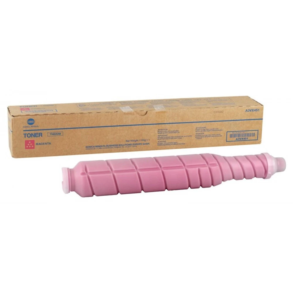 Konica Minolta toner cartridge TN-620M magenta bizhub PRO C1060L 49 000 pages the same A3VX35J