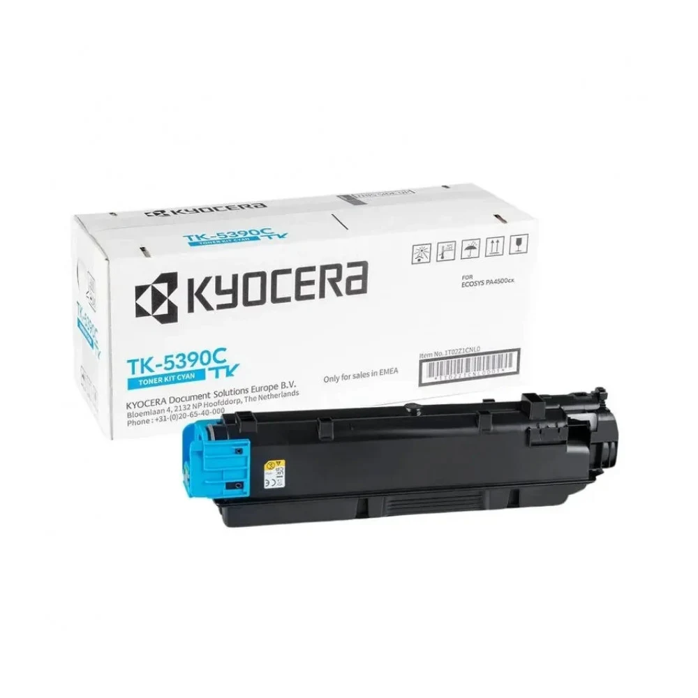 Тонер Kyocera Тонер-картридж TK-5390C для ECOSYS PA4500cx голубой (13000 стр.)