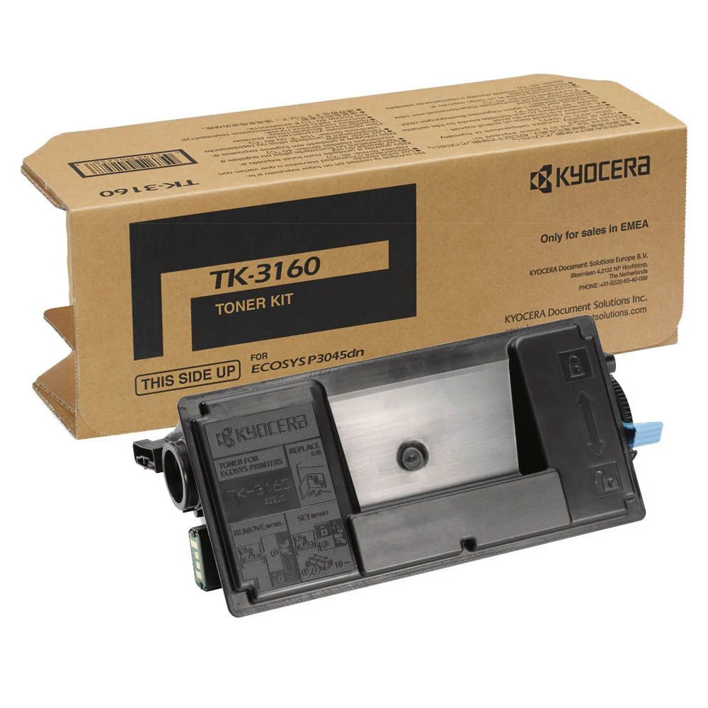 Картридж KYOCERA Тонер-картридж TK-3160 12 500 стр. для P3045dn/P3050dn/P3055dn/P3060dn/P3145dn/P3150dn/P3155dn/P3260dn/ M3145dn/M3645dn
