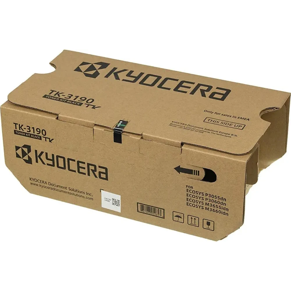 Картридж лазерный Kyocera TK-3190 1T02T60NL1/C черный (25000стр.) для Kyocera ECOSYS P3055dn, ECOSYS P3060dn