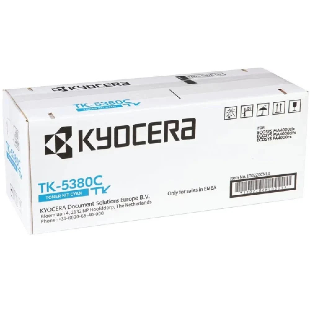 Картридж лазерный Kyocera TK-5380C 1T02Z0CNL0 голубой (10000стр.) для Kyocera PA4000cx/MA4000cix/MA4000cifx