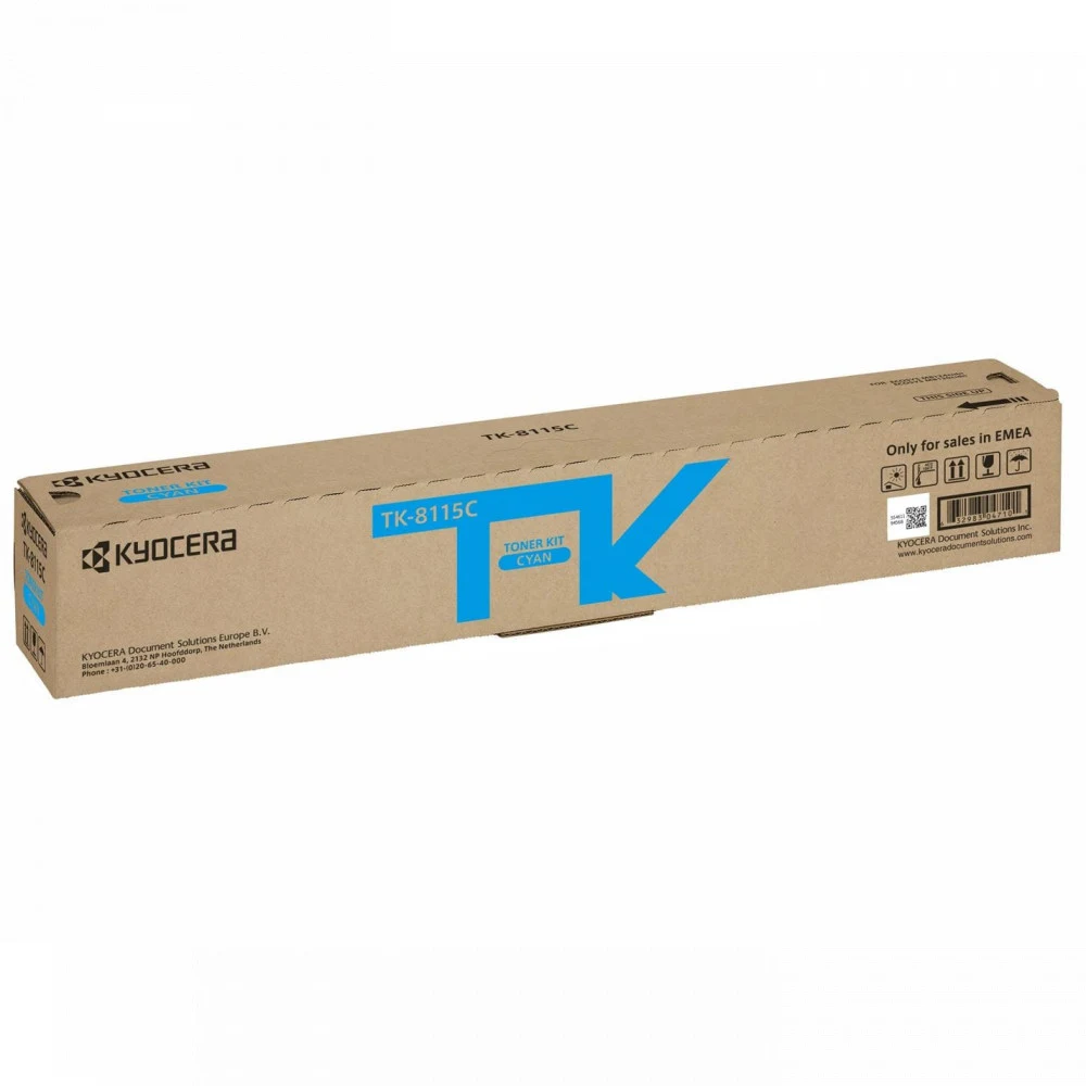 Картридж (Тонер) Kyocera [TK-8115C Cyan (Голубой) 1T02P3CNL0] 6k0 копий, для M8124cidn/M8130cidn