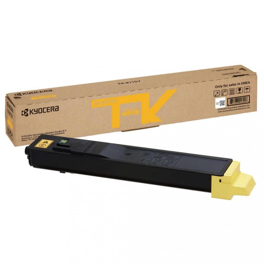 Картридж (Тонер) Kyocera [TK-8115Y Yellow (Желтый) 1T02P3ANL0] 6k0 копий, для M8124cidn/M8130cidn