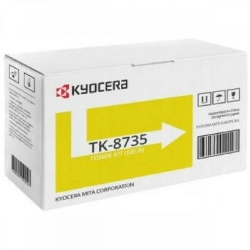 1T02XNANL0 - Тонер-картридж Kyocera TK-8735Y (жёлтый) (ресурс 40 000 отп.) для TASKalfa 7052/8052/7353/8353ci
