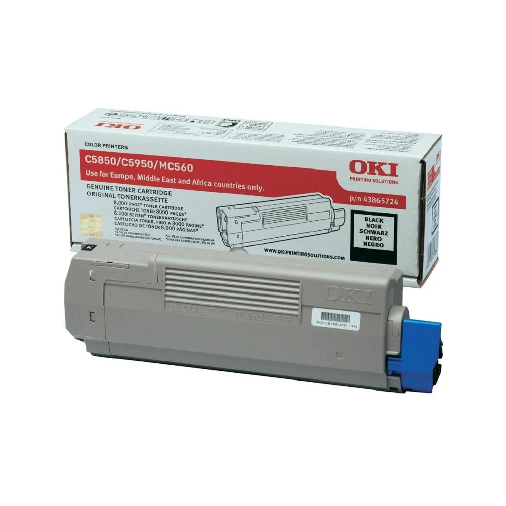 Тонер-картридж Oki C5850/5950/MC560 8K (black)