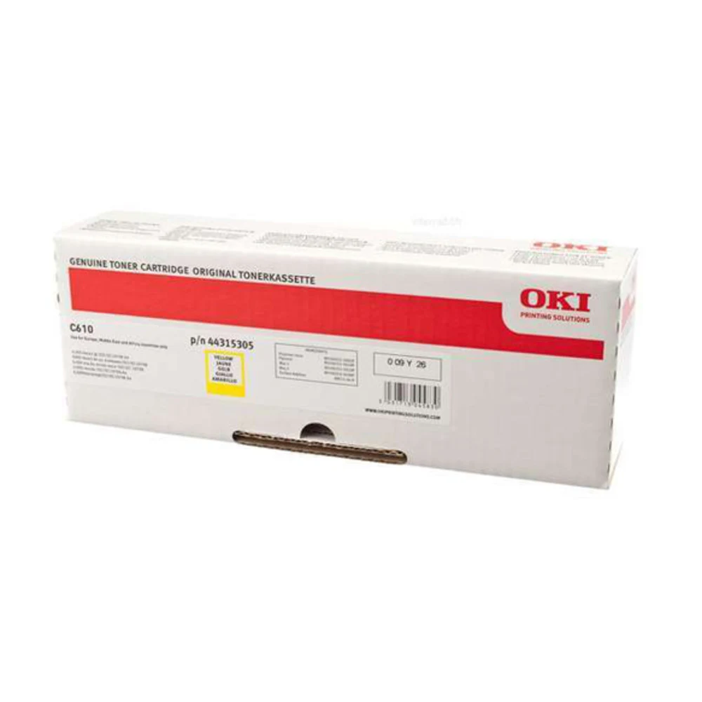 Тонер-картридж Oki C610 6K (yellow)