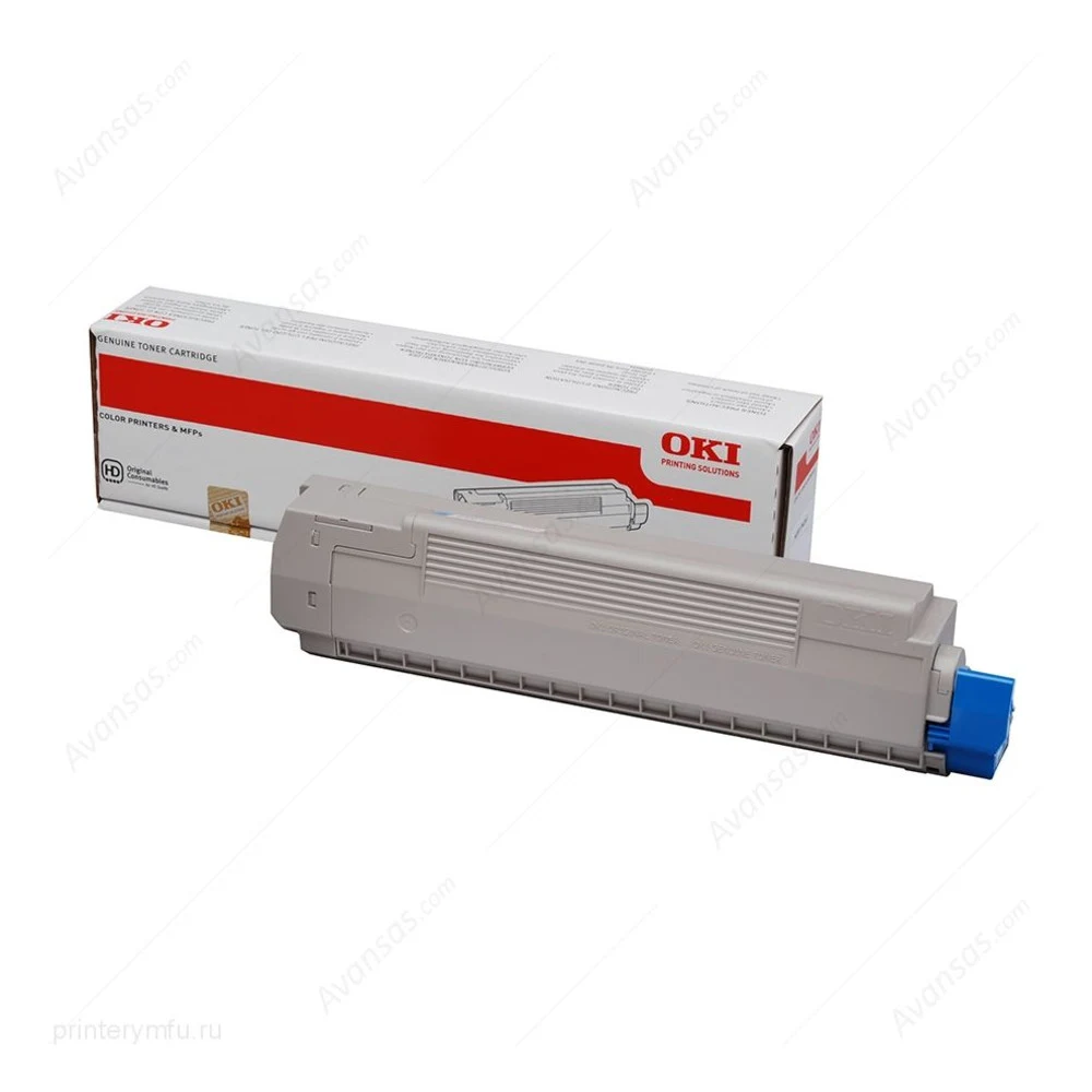 Тонер-картридж Oki MC851/861 7.3K (cyan)