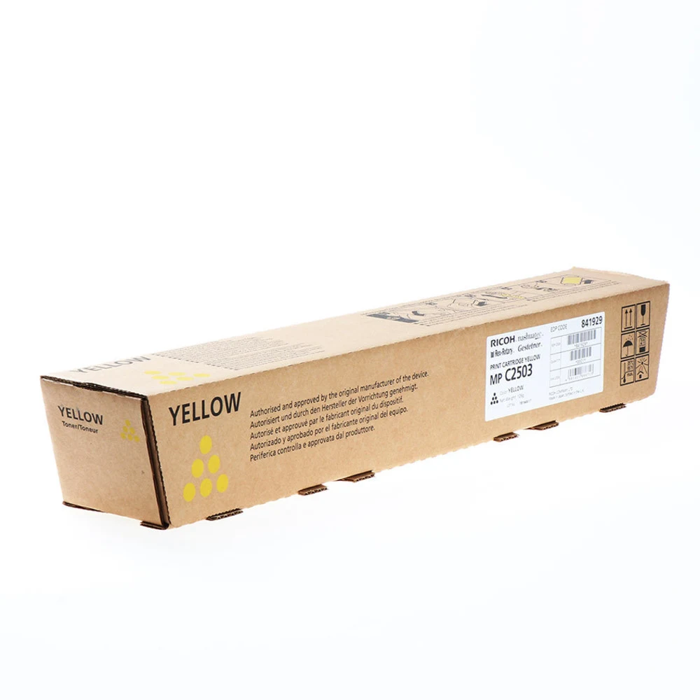 Картридж лазерный Ricoh MP C2503 841929 желтый (5500стр.) для Ricoh MP C2003/C2503/C2011SP/C2004/C2504