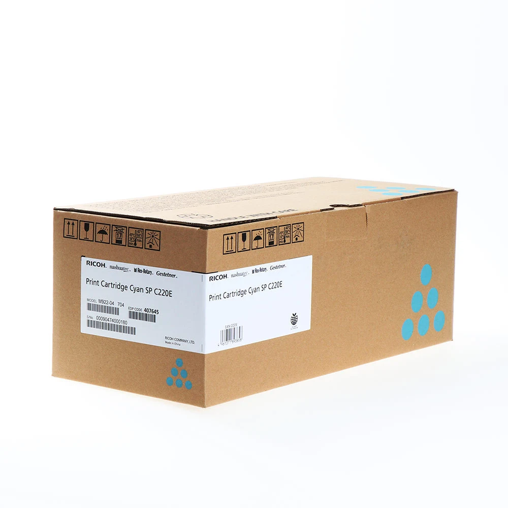 Принт-картридж тип SP C220 (2K) голубой Ricoh Aficio SPC220S/C221SF/C222SF/SPC220N/C221N/C222DN/C240DN/C240SF 406053/407