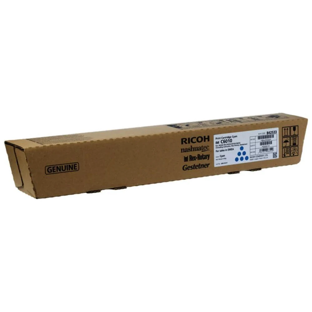 842533 - Тонер-картридж тип IMC6010 голубой для Ricoh IMC4510/5510/6010 (28000стр)