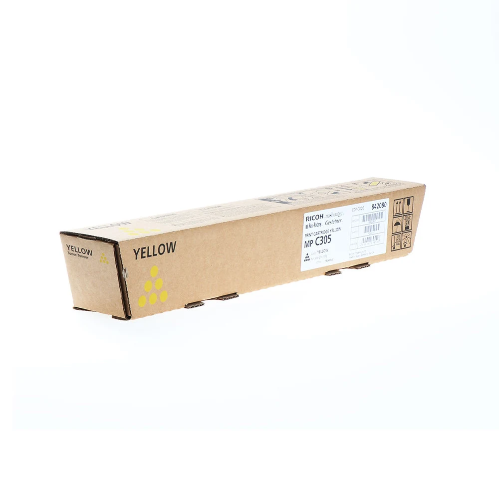 Тонер-картридж тип MPC305E желтый для Ricoh Aficio MP C305SP/C305SPF (842080) (4 000 стр)