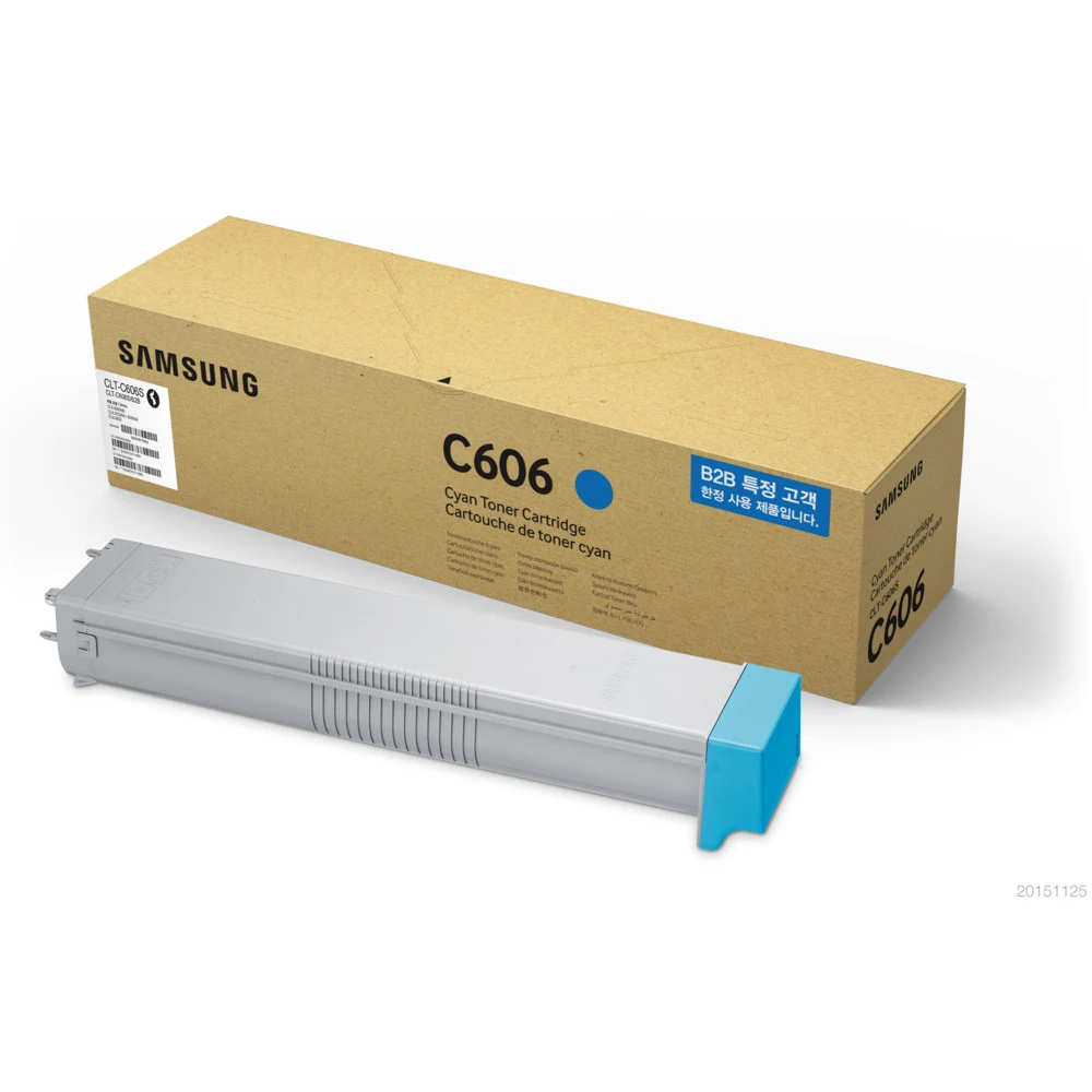 CLT-C606S / SS534A Картридж голубой для Samsung CLX-9350/ 9352, Cyan (Ресурс: 20000стр.)