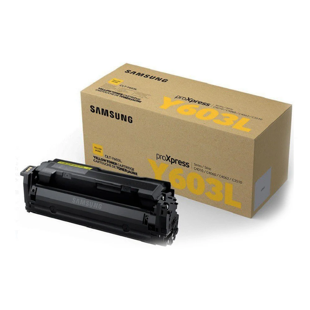 Тонер-картридж/ Samsung CLT-Y603L High Yield Yellow Toner Cartridge