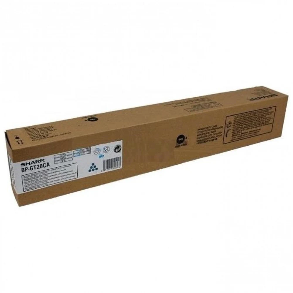 BP-GT20CA тонер-картридж Sharp голубой для Sharp BP-10С20EU, BP-20С20EU, BP-20С25EU 10000 стр.