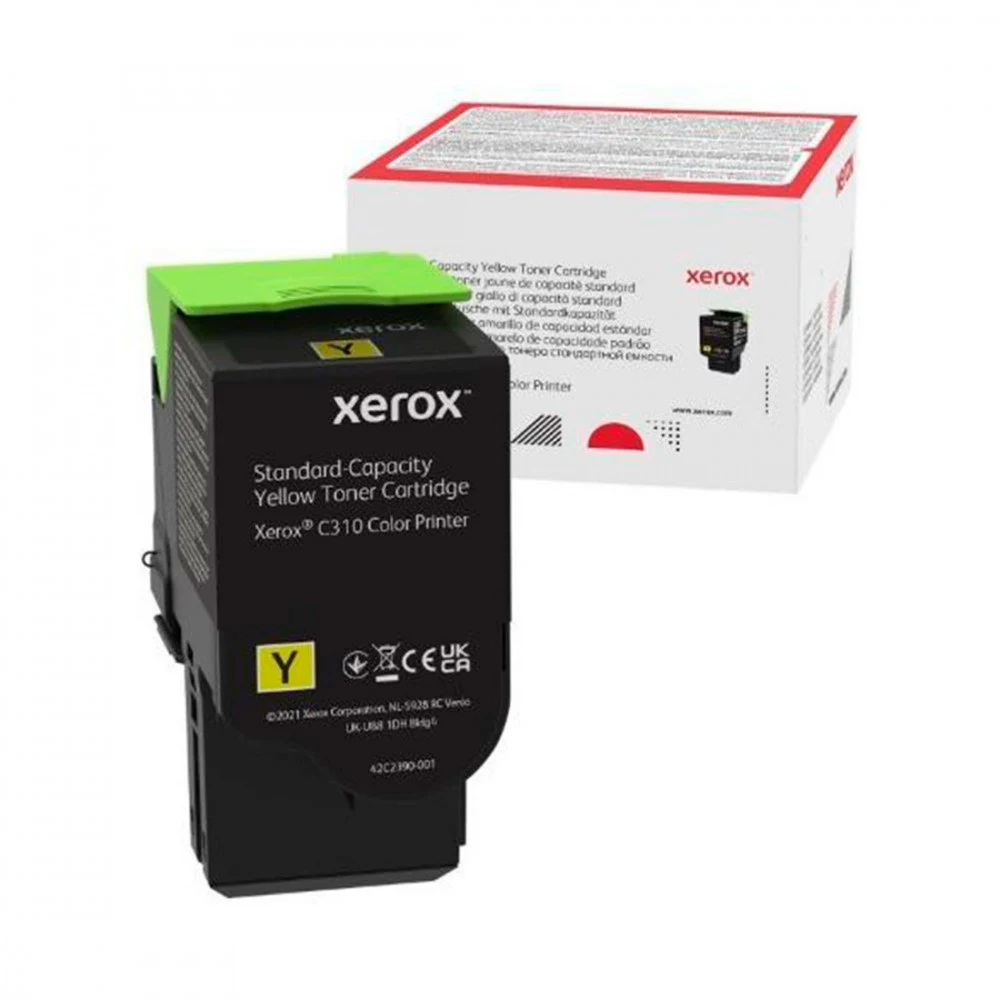 Тонер-картридж повышенной ёмкости, Xerox, 006R04371 (жёлтый), Для Xerox C310/C315, 5 500 страниц (А4)